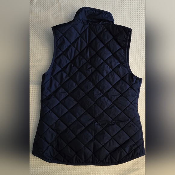 Old Navy Dark Blue Quilted Women's Vest W/ Zippers Size XS - Picture 2 of 4